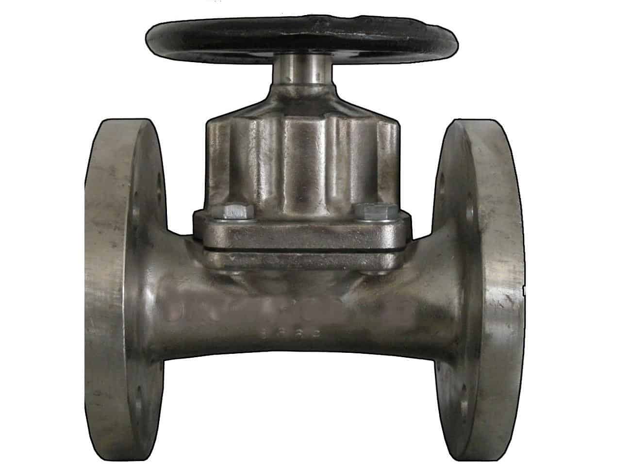 straight through diaphragm valve