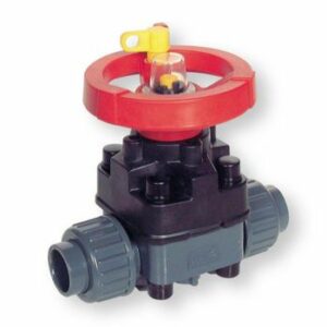 Plastic manual diaphragm valve