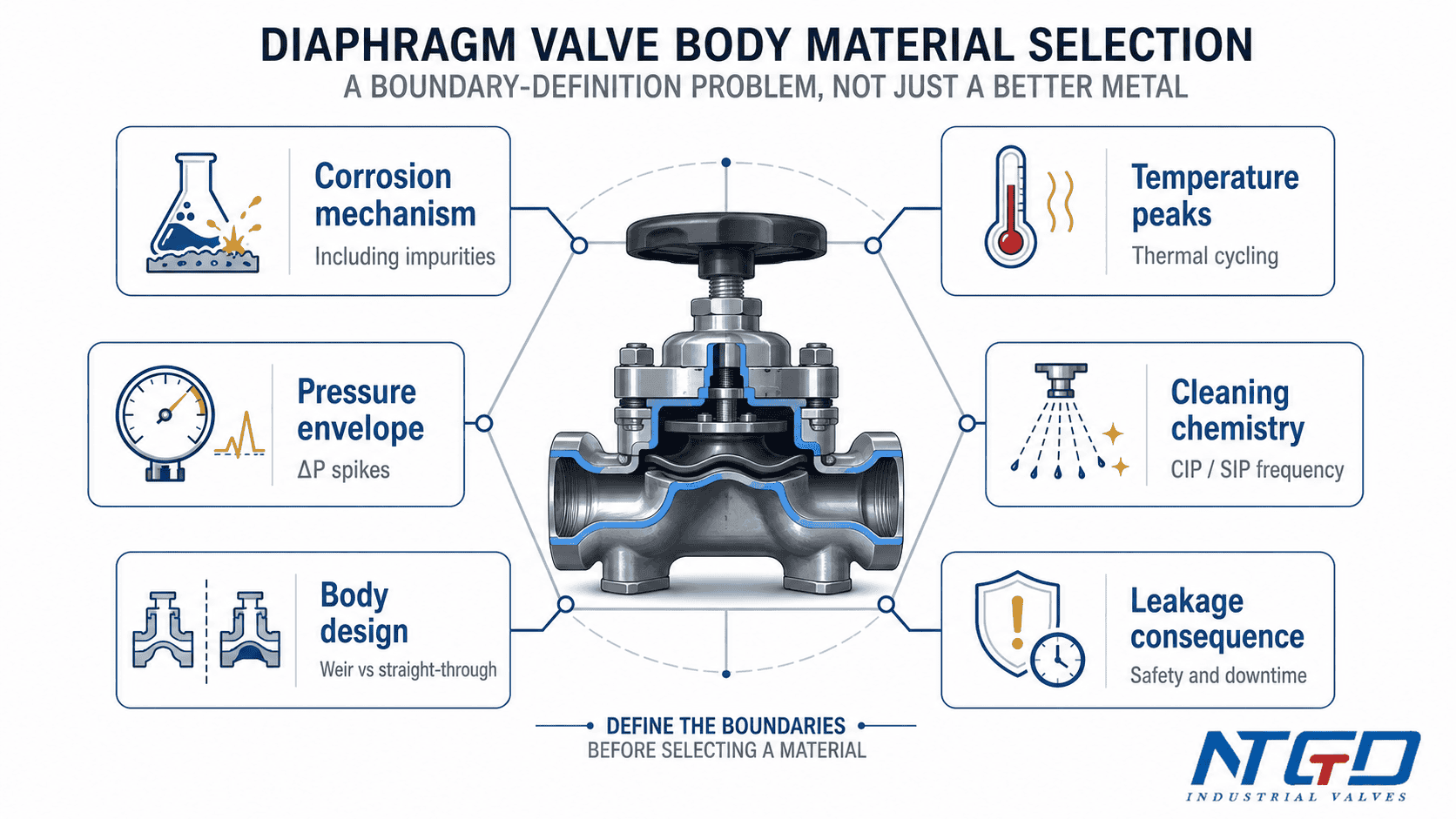 Diaphragm Valve Body Materials Selection Guide